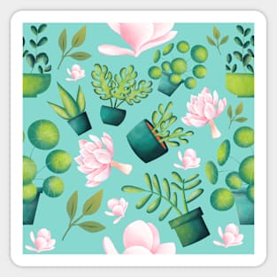 Succulent Plant Party Sticker